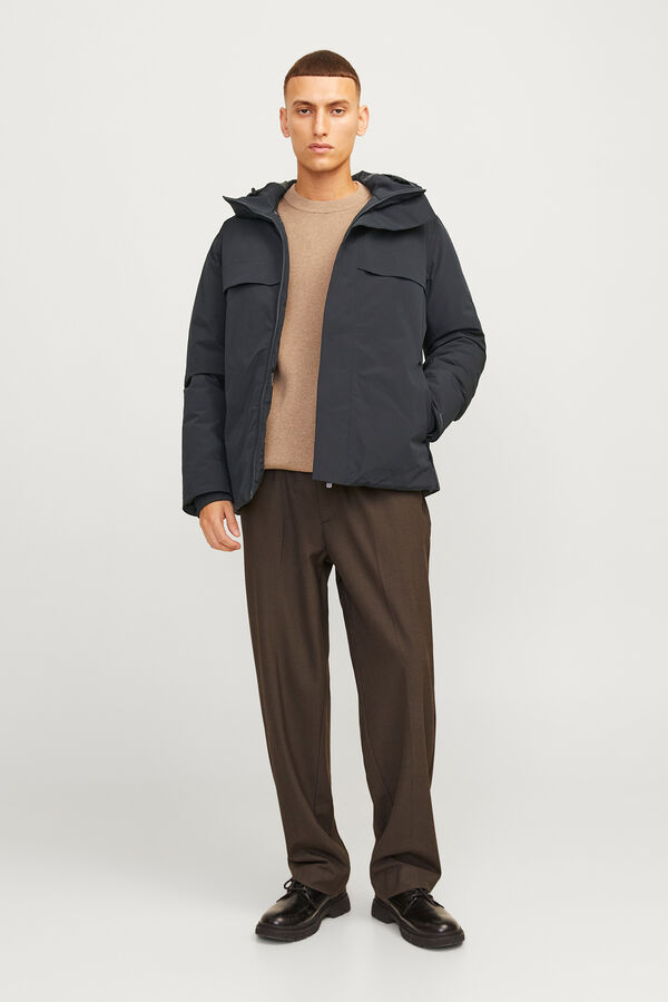 Jack & Jones Chaqueta insulada capucha Gris oscuro