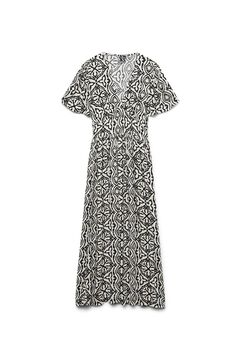 Vero Moda Vestido midi estampado