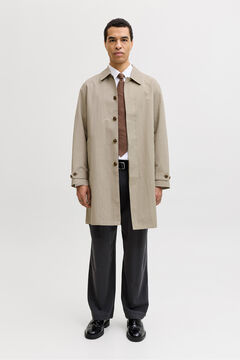 Jack & Jones Gabardina cl&aacute;ssica comprida