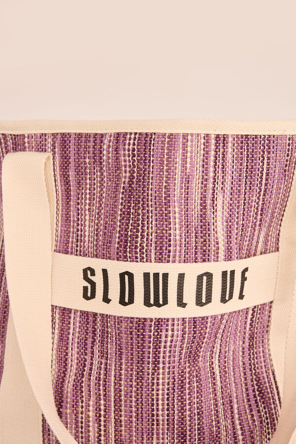Slowlove Bolsa tejido Purple
