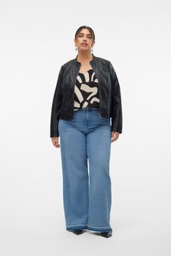 Vero Moda Curve Cazadora efecto piel
