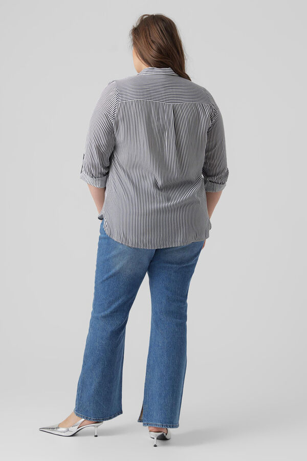 Vero Moda Curve Plus size shirt Printed blue