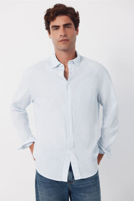 Camisa seersucker rayas