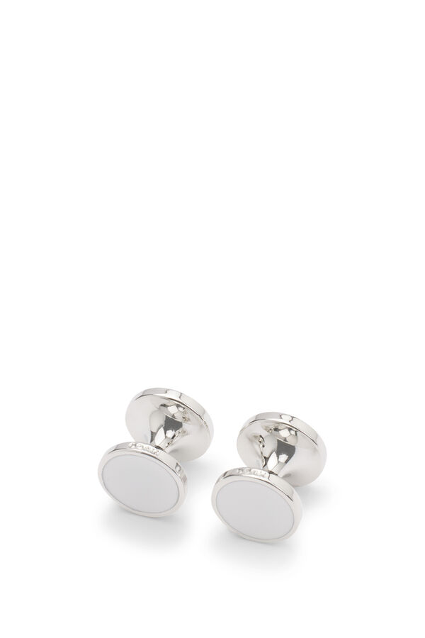 HUGO Gemelos de forma redonda Blanco