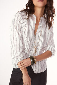 Slowlove Blusa raya tejida