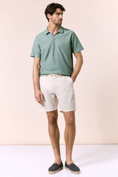 OOTO Polo piqu&eacute; gola em V