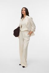 Vero Moda Cal&ccedil;as compridas de vestir Tostado