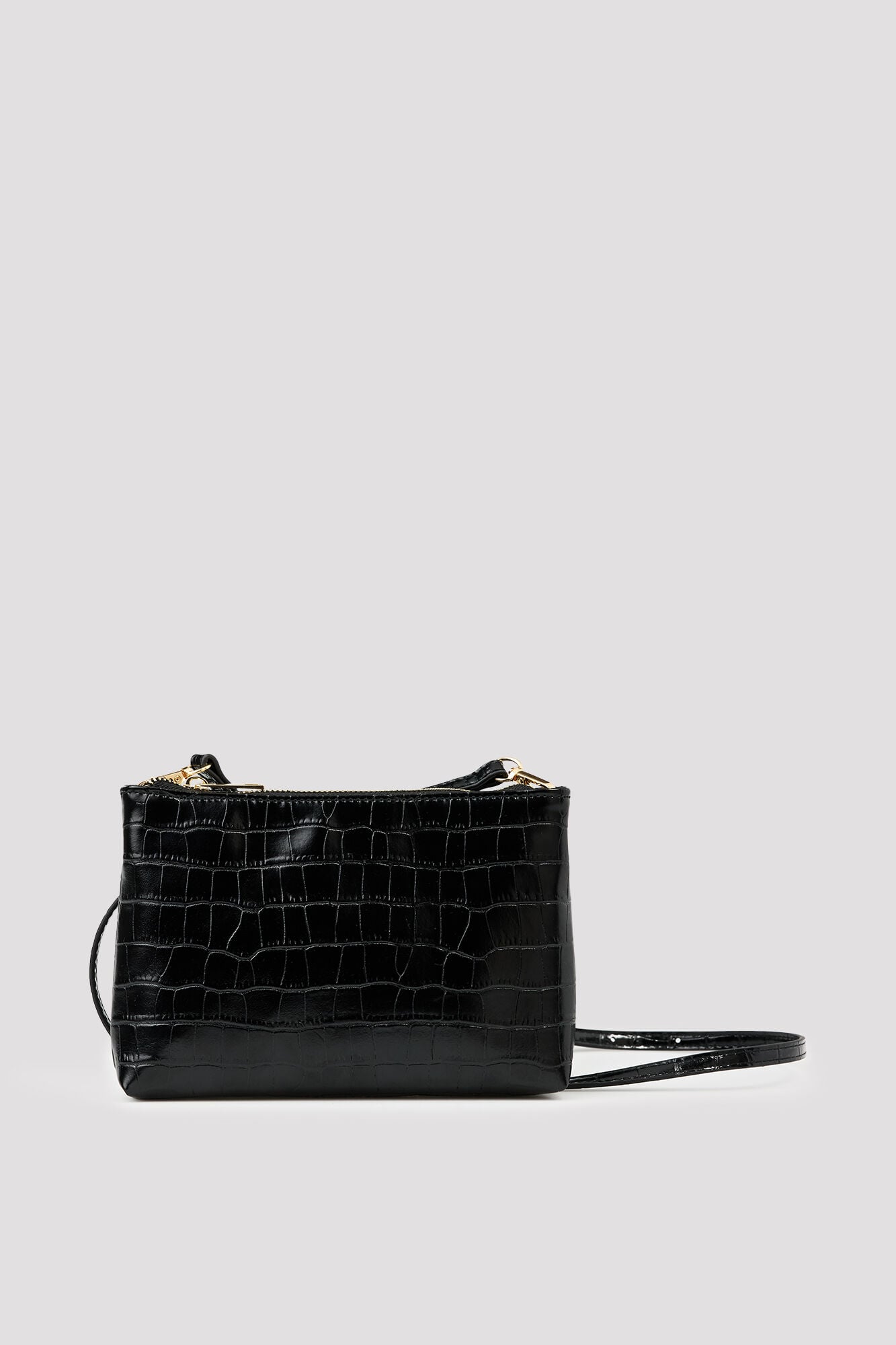 Cortefiel Bandolera cartera efecto cocodrilo