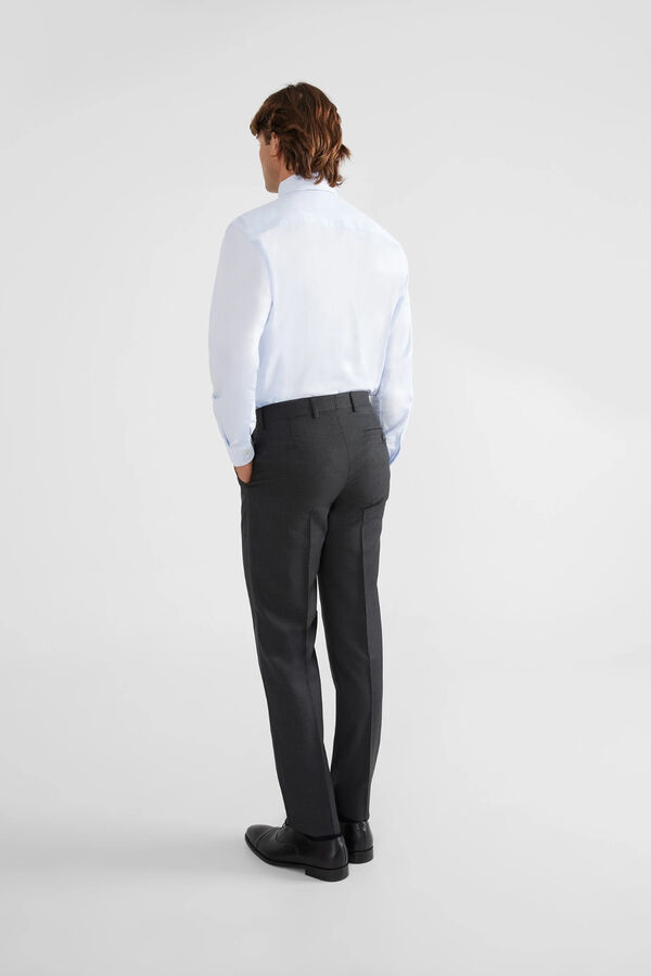 Silbon Single-cuff dress shirt Blue