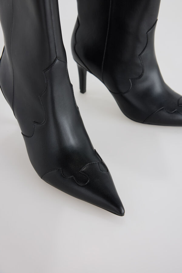 Slowlove Botins de salto fino Preto