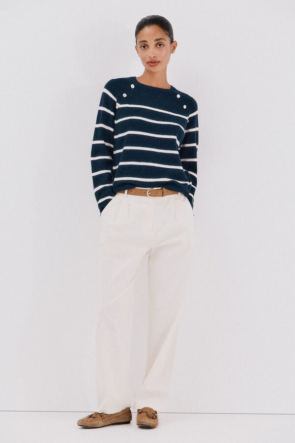 Cortefiel Jersey tacto suave Azul marino