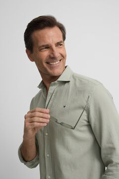 Silbon Camisa sport lino medio