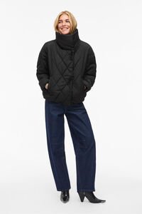 Vila Abrigo acolchado cuello chimenea