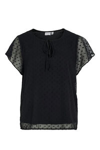 Vila Blusa manga corta plumeti