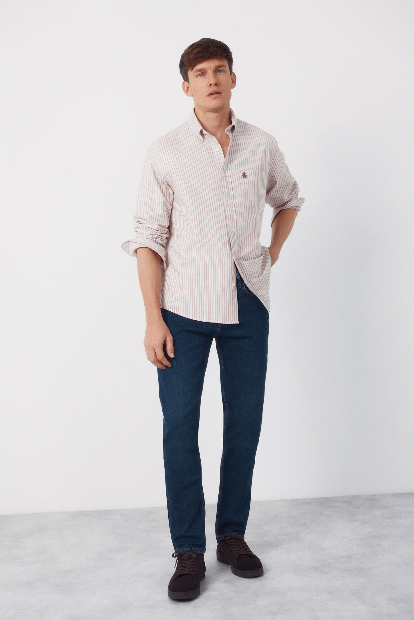 Cortefiel Camisa oxford rayas