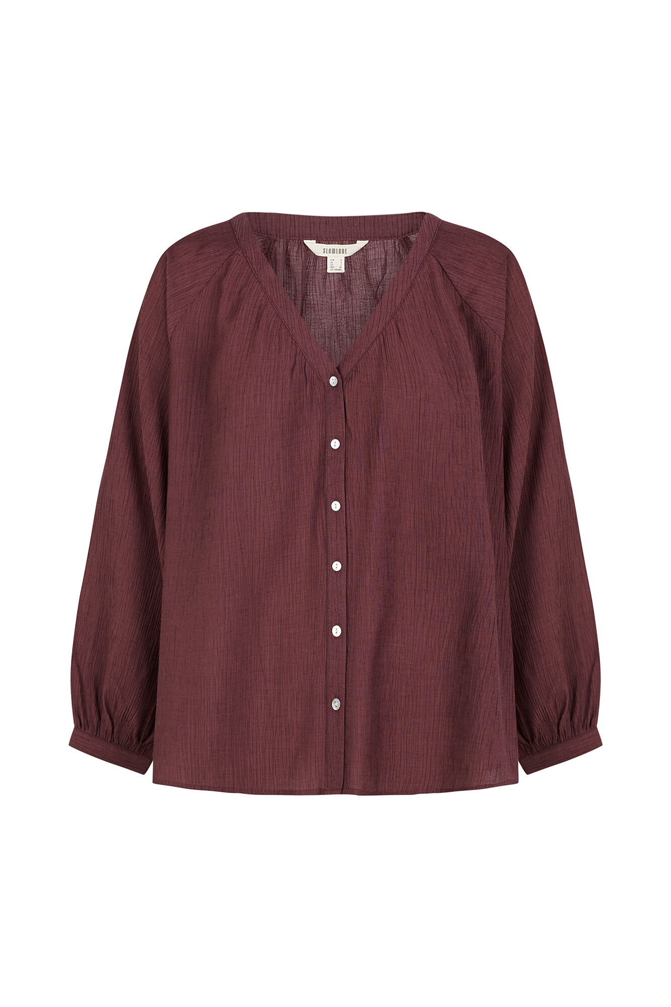 Slowlove Blusa plisada fluida
