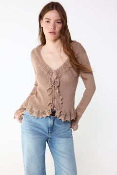 Slowlove Jersey punto efecto degradado