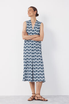 Cortefiel Vestido fluido manga sisa