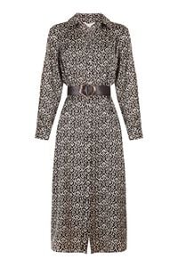 Cortefiel Vestido camisa de cetim