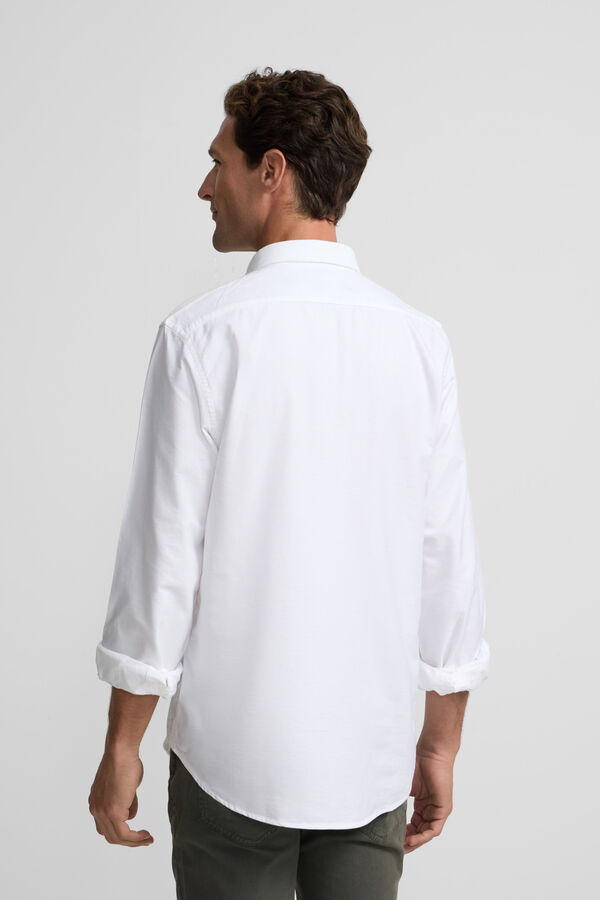 Silbon Polera sport oxford Blanco