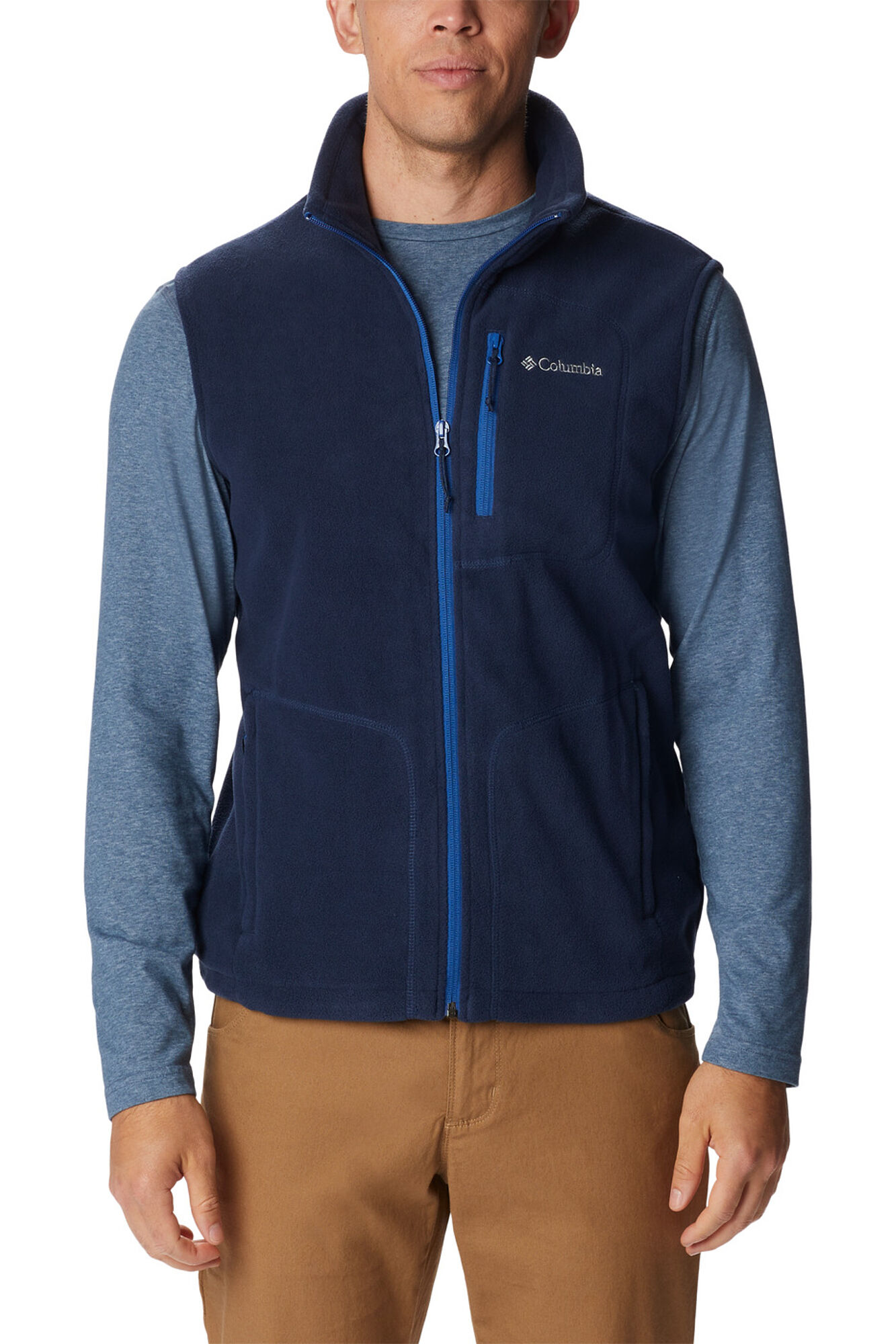 Columbia Chaleco de forro polar Columbia Fast Trek&trade; para hombre