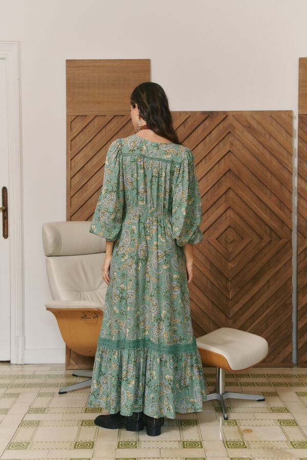 jaase green dress Carmen maxi Tessa nazare