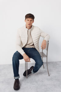 Cortefiel C&aacute;rdigan tejido combinado