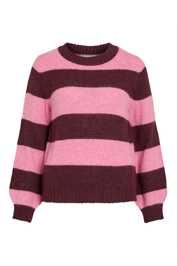 Vila Jersey de punto con rayas Purple