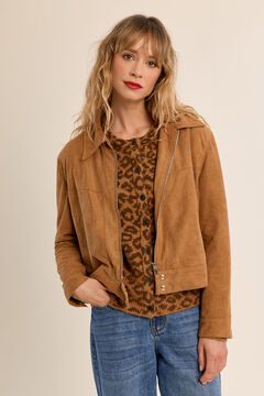 Molly Bracken Chaqueta manga larga efecto ante