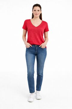 Vila Camiseta manga corta de viscosa