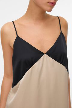 Vero Moda Vestido largo satinado de tirantes