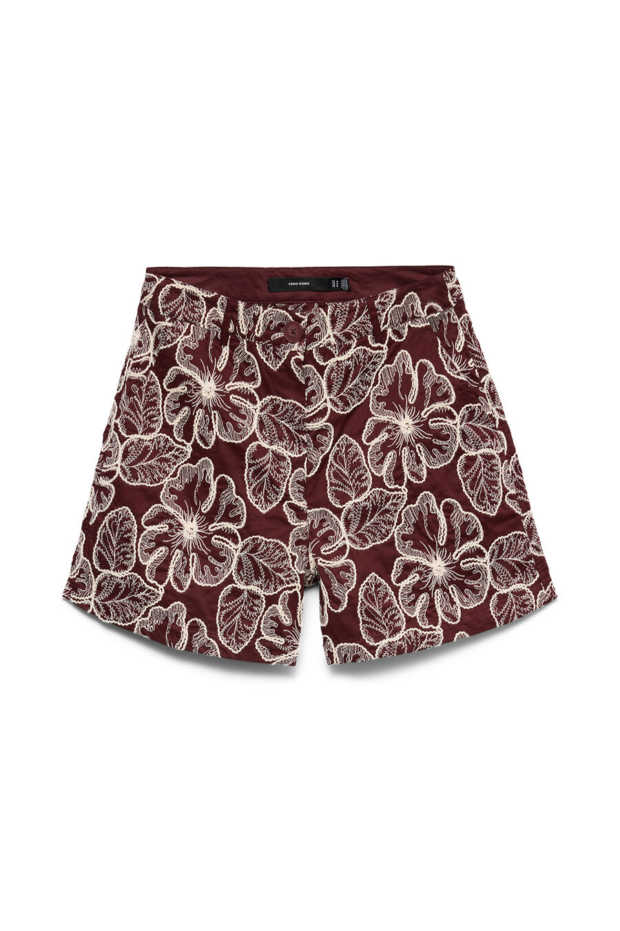 Shorts con bordados