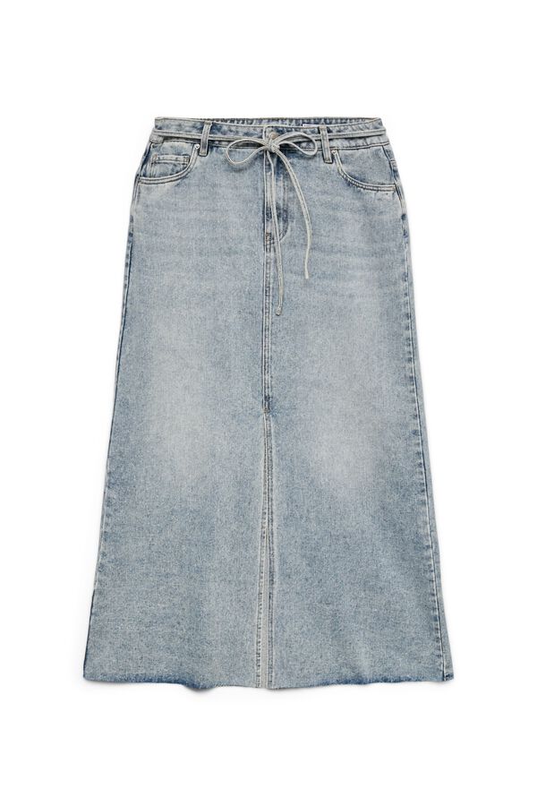 Vero Moda Falda denim larga Azul