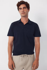 Cortefiel Polo liso slub
