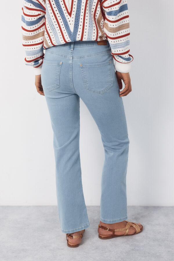 Cortefiel Cropped flared jeans SENSATIONAL Blue
