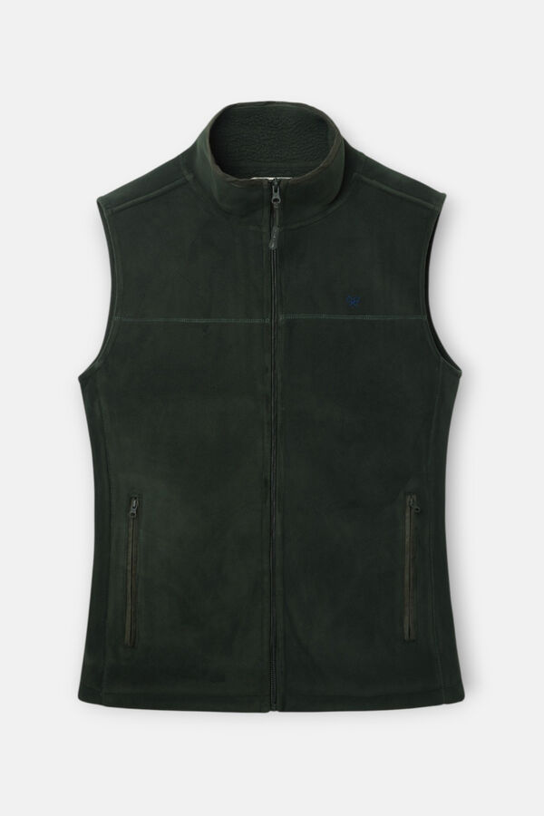 Silbon Chaleco polar cl&aacute;sico Verde