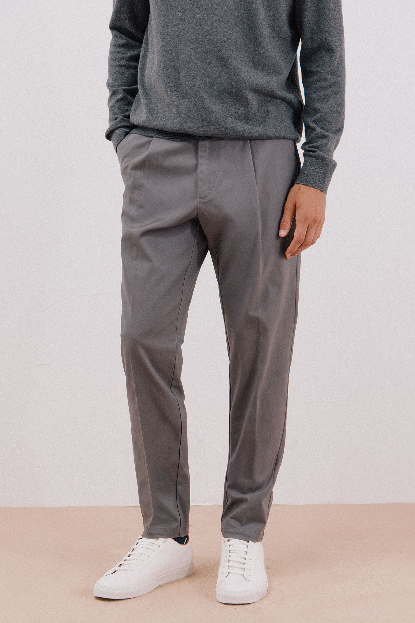 Cortefiel Pantal&oacute;n chino confort tapered fit
