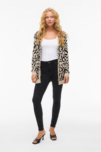 Vila C&aacute;rdigan midi estampado de viscosa