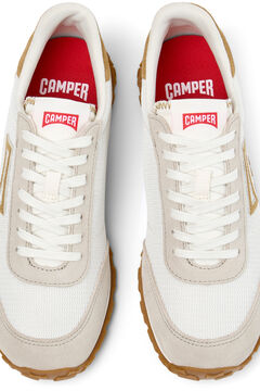 Camper Chinelos de quarto em tecido e pele nobuck para mulher