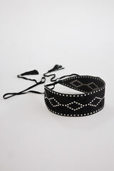 Slowlove Cinturon fajin cuerdas Black