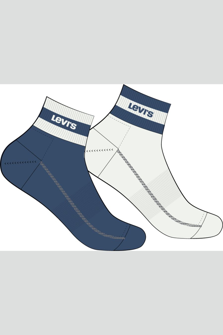 Calcetines de caña corta de Levi’s® (pack de 2)