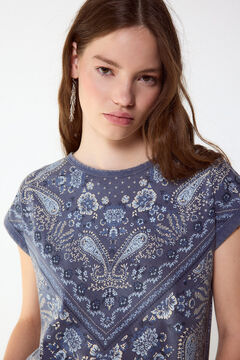 Slowlove Camiseta estampado bandana