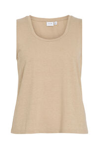 Vila Top de mulher sem mangas com l&uacute;rex