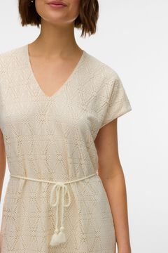 Vero Moda Vestido corto cuello pico