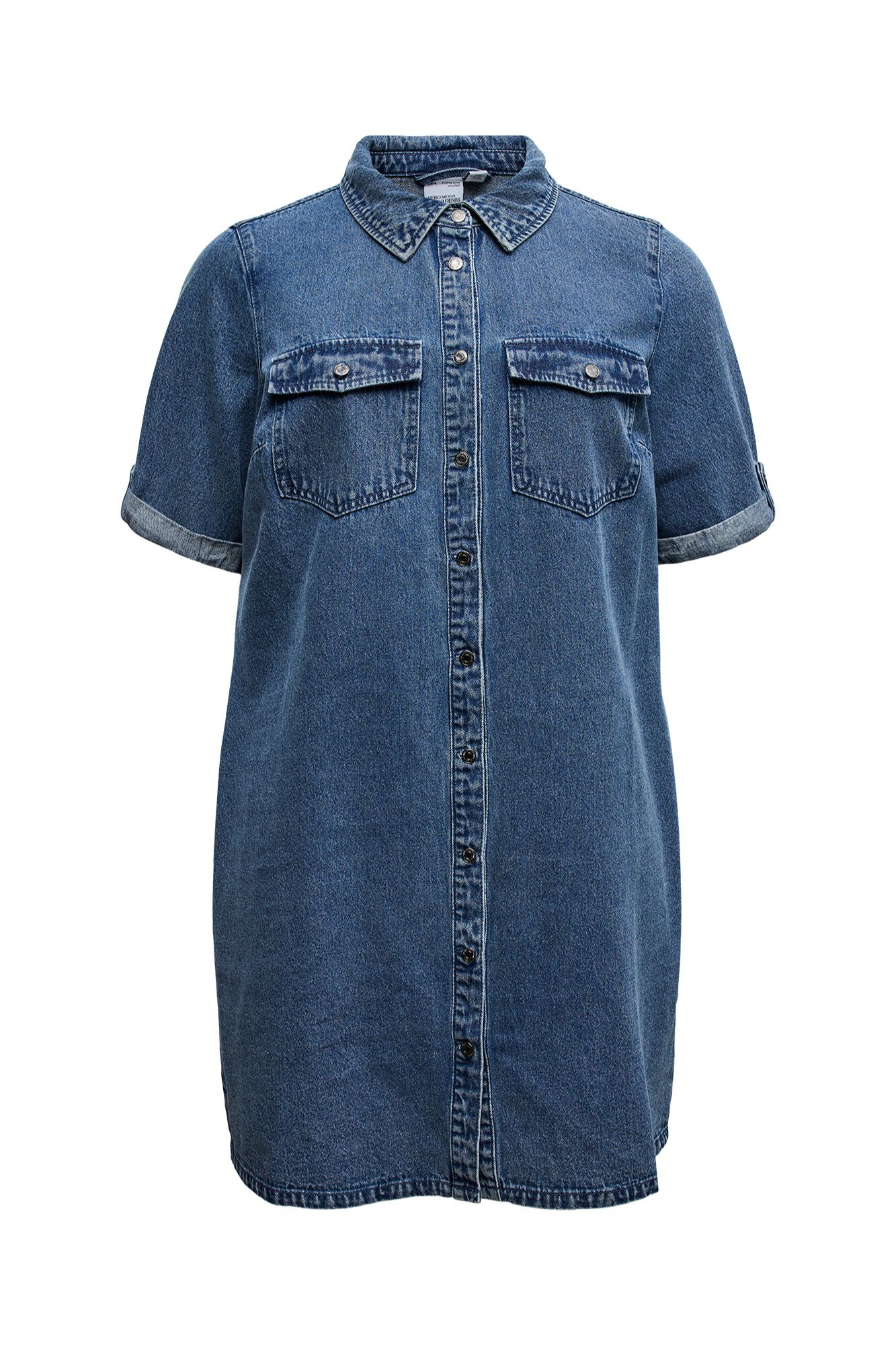 Vero Moda Curve Vestido vaquero corto tallas grandes