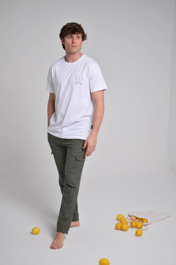 Cloking Linen Cargo Pants Green
