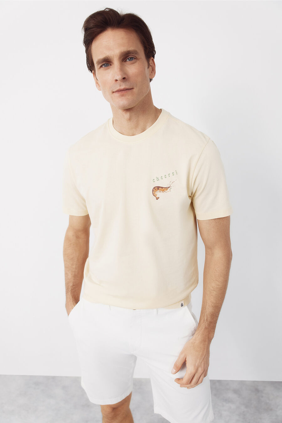 Camiseta gráfica shrimp