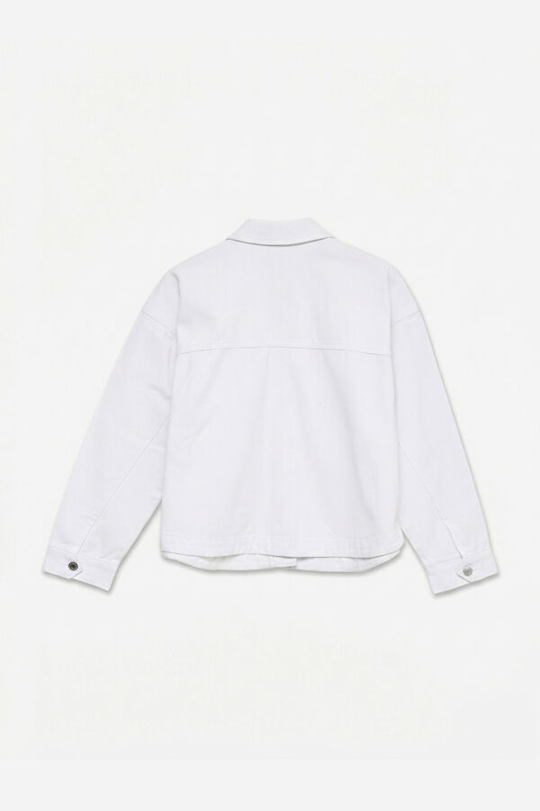 Vero Moda Cazadora vaquera de mujer corte recto Blanco