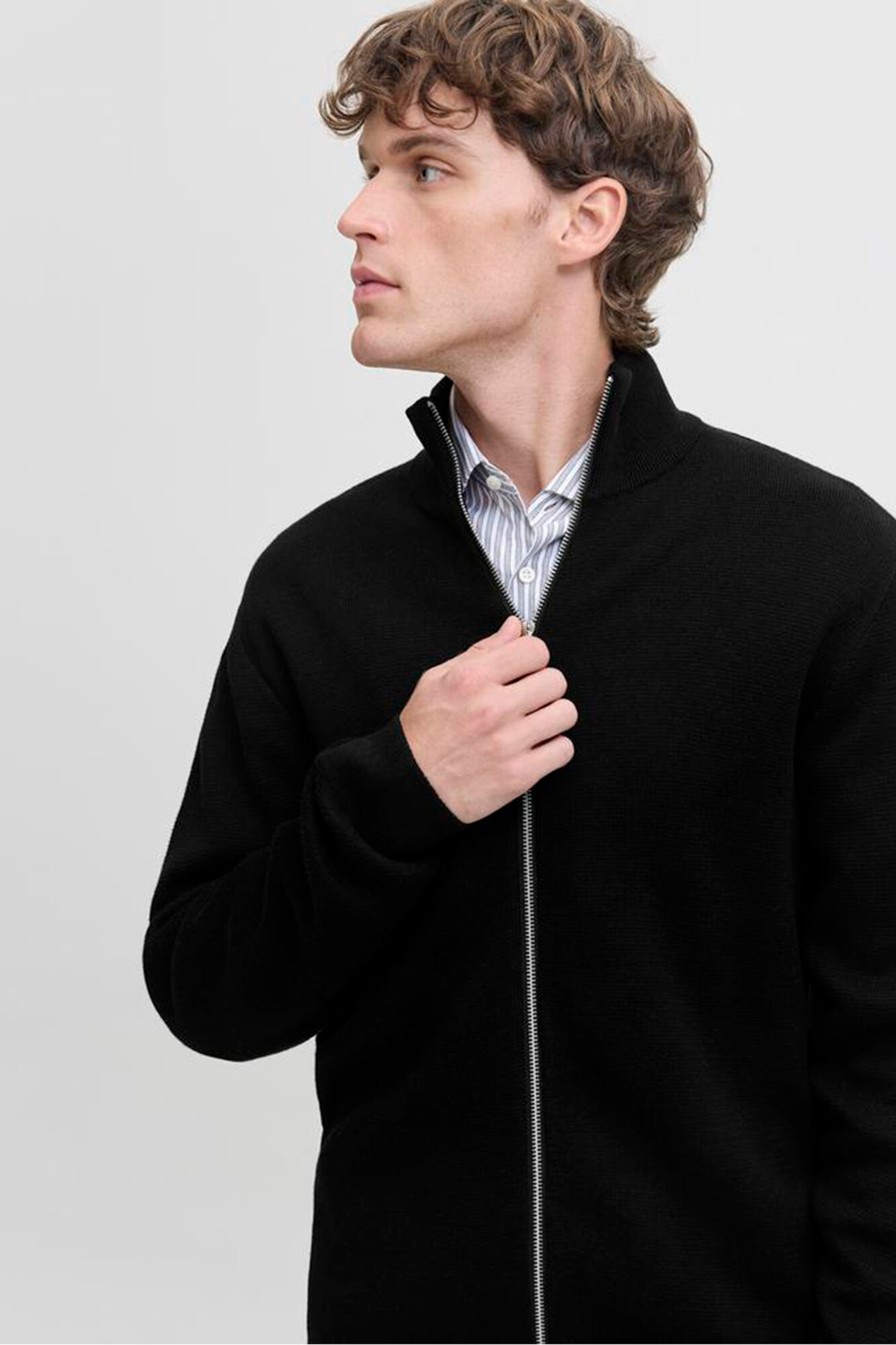 Jack & Jones C&aacute;rdigan de punto estructurado