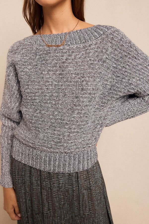 Slowlove Jersey asim&eacute;trico Gris